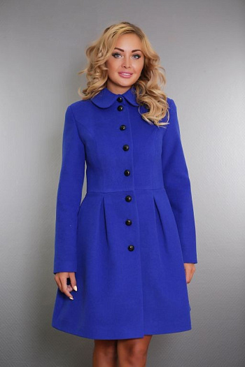 2 Пальто 1552-163  (василек) 