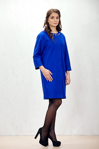 2 Пальто 19120 (василек/к)