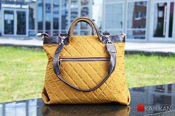 3 Сумка S0020 Горч.+корич.