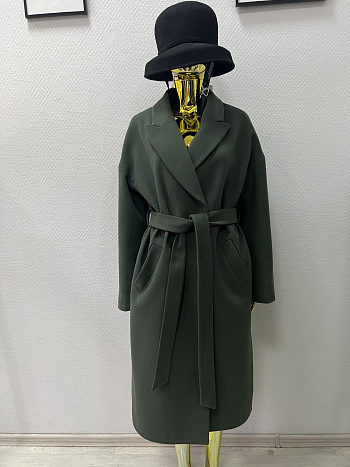 2 Пальто женское демисезонное 26820 (хаки)