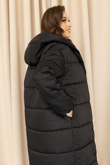 2 Куртка женская зимняя 23610 (черный 2)