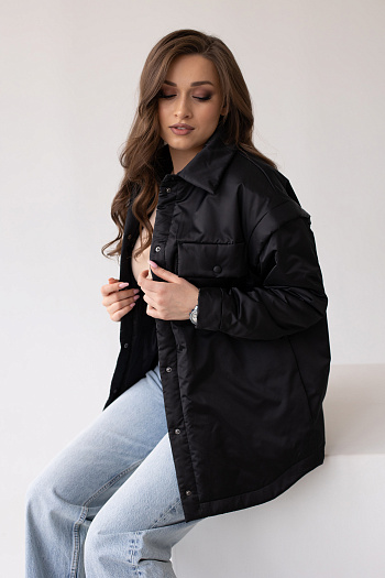4 Куртка женская демисезонная 25983 (черный 2)