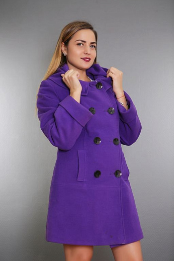 2 Пальто 028  (фиолетовый) 