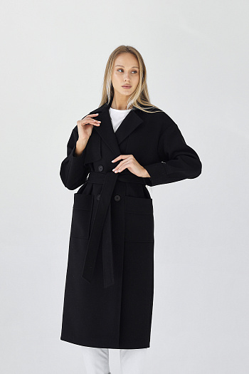 8 Пальто женское демисезонное 25417 (черный)