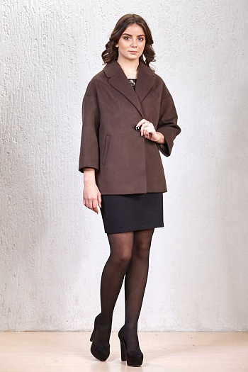 2 Пальто 18520  (шоколад) 