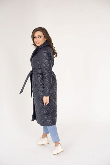 2 Куртка женская демисезонная 22810 (синий)