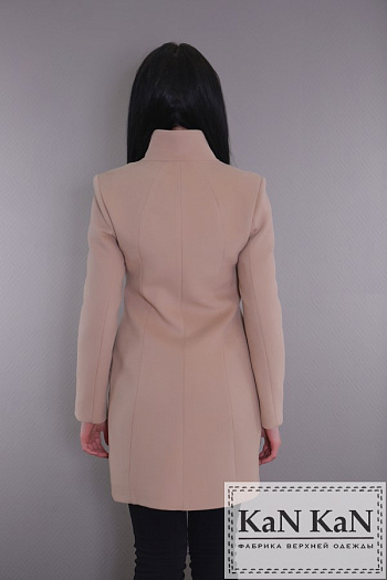 4 Пальто 890-057  (бежевый) 