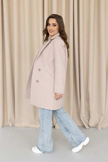 3 Пальто женское демисезонное 24720 (латте)