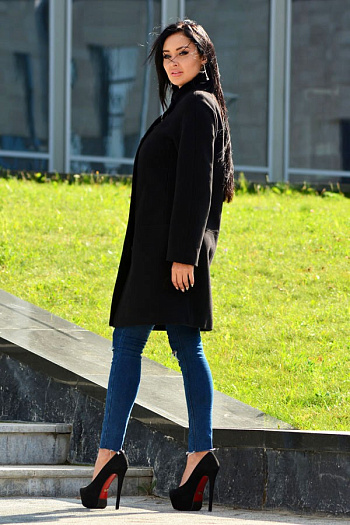 2 Пальто 14159-000 (черный) 