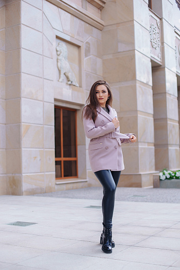 3 Пальто женское демисезонное 21900  (латте) 