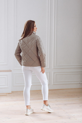 4 Куртка женская демисезонная 22300  (какао) 