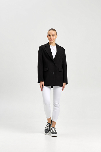 2 Пальто женское демисезонное 27100 (черный)