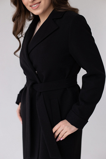 4 Пальто женское демисезонное 24106 (черный)