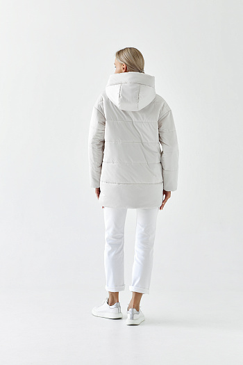 5 Куртка женская демисезонная 26060 (айвори)