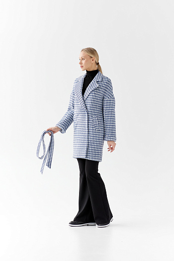 8 Пальто женское демисезонное 25990 (grey blue)