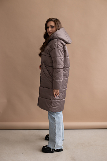 4 Куртка женская демисезонная 23982 (капучино)