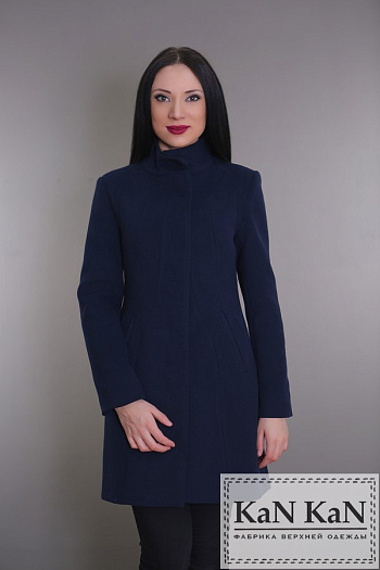 3 Пальто 890-741  (темно-синий) 