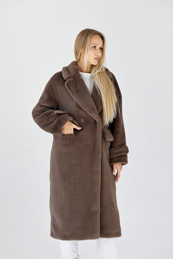 3 Шубка утеплённая 25777 (кофе)