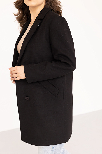 4 Пальто женское демисезонное 24720 (черный)