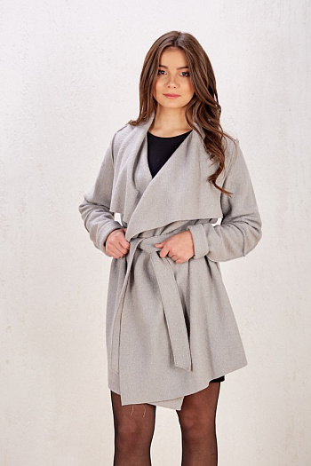 3 Пальто19112  (серый) 