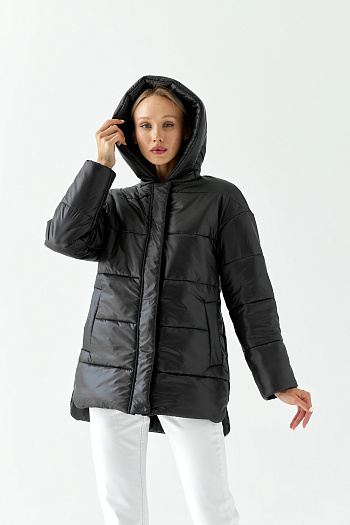3 Куртка женская демисезонная 26060 (черный)