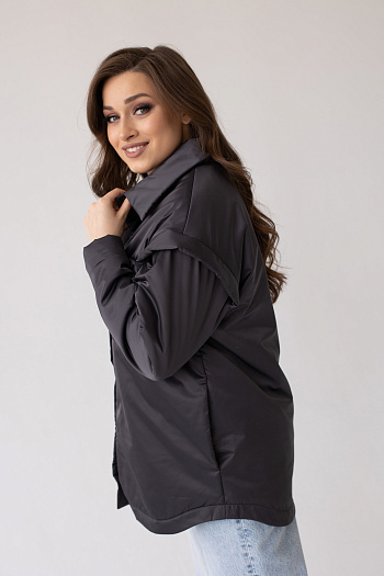 3 Куртка женская демисезонная 23983 (графит)