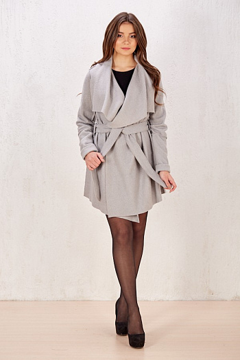 2 Пальто19112  (серый) 