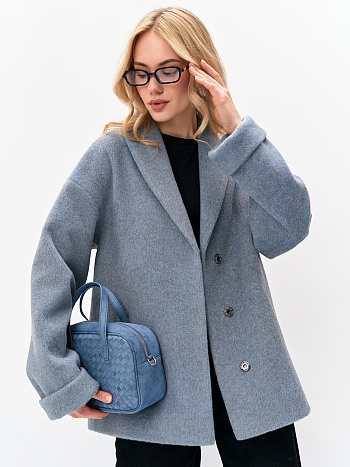 5 Пальто женское демисезонное 27832-05 (серо-голубой)