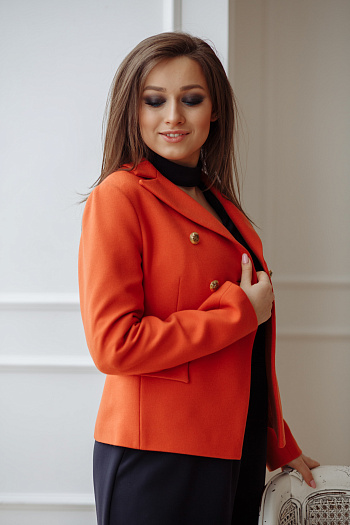 4 Пальто 20870  (охра) 