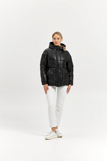 7 Куртка женская зимняя 25404 (черный)