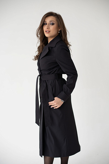 3 Плащ женский 1115 (черный)