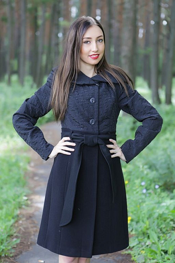 2 Пальто 13-55  (черный) 