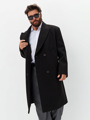 8 Пальто мужское 2703-03 (черный)