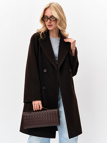 2 Пальто женское демисезонное 27780-04 (коричневый)