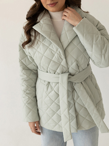 5 Куртка женская демисезонная 24935 (олива)