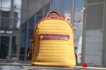 2 Рюкзак S0017Б горч.+пулл-ап