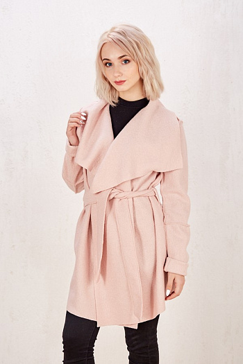 2 Пальто19112  (персик) 