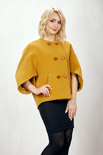 2 Пальто 19108 (горчица)