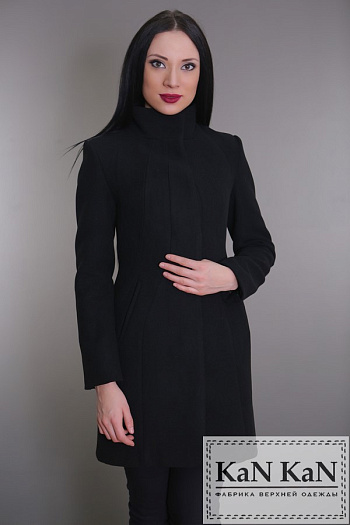 3 Пальто 890-000  (черный) 