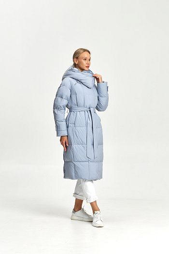 4 Куртка женская зимняя 26003 (голубой)