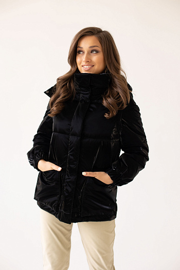 2 Куртка женская демисезонная 22670 (black)