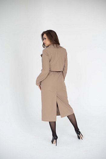 2 Плащ женский 1115 (кэмел)