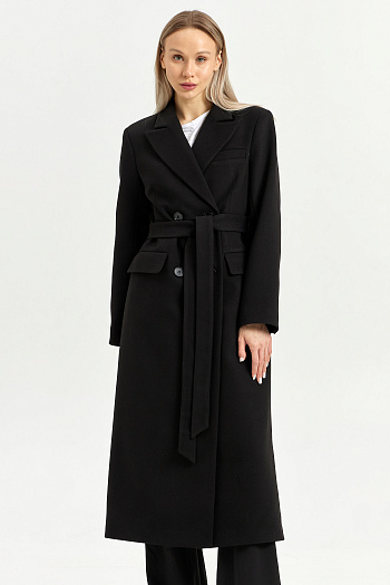 9 Пальто женское демисезонное 26895 (черный)