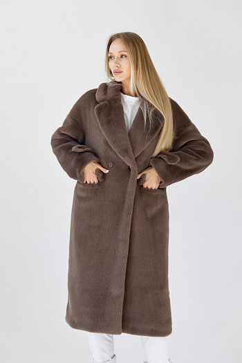 2 Шубка утеплённая 25777 (кофе)
