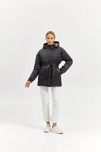 7 Куртка женская зимняя 25444 (графит)