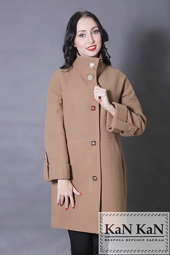 3 Пальто 1508-057  (бежевый) 
