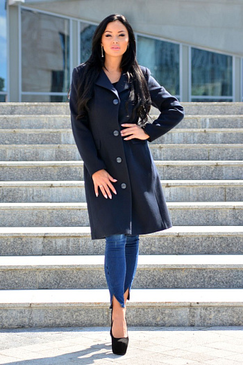 3 Пальто 18880  (синий) 