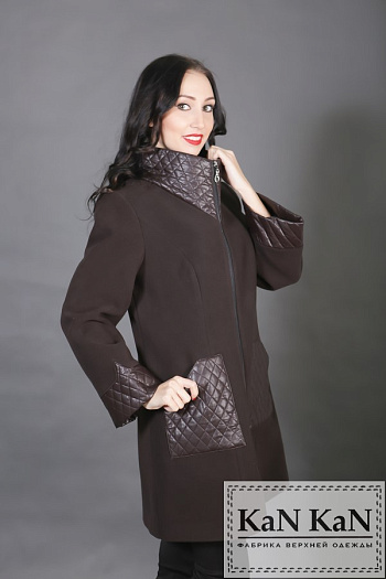 2 Пальто 1509-900  (шоколад) 