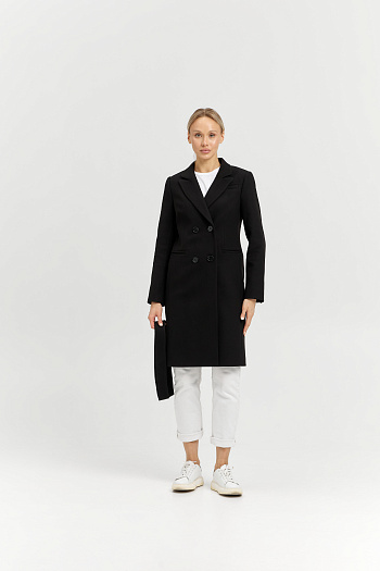 2 Пальто женское демисезонное 27420 (черный)