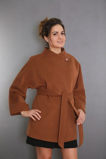 2 Пальто 14146-681  (горчица) 